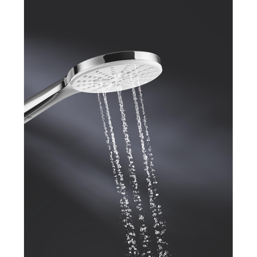 GROHE 26574LS0 - Χειρολαβή ντους RAINSHOWER SMARTACTIVE 130 mm λευκή