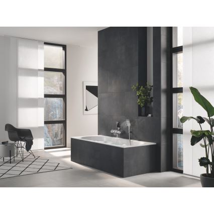 GROHE 26582000 - Τηλεφωνική κεφαλή ντους RAINSHOWER SMARTACTIVE 130 CUBE σε γυαλιστερό χρώμιο