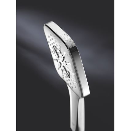 GROHE 26582000 - Τηλεφωνική κεφαλή ντους RAINSHOWER SMARTACTIVE 130 CUBE σε γυαλιστερό χρώμιο