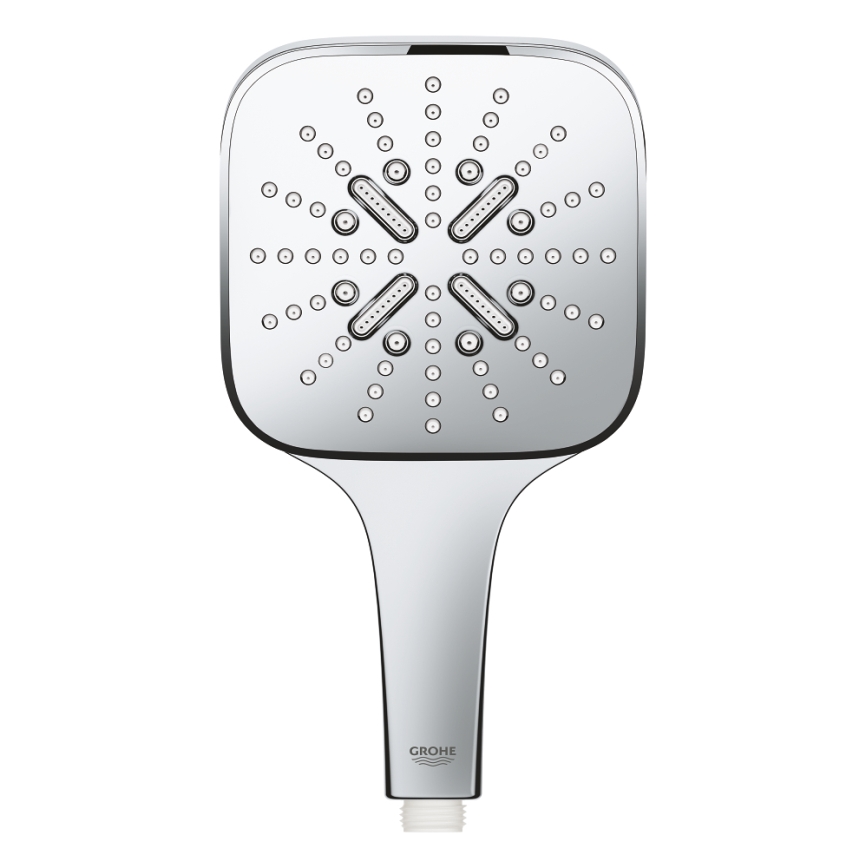 GROHE 26582000 - Τηλεφωνική κεφαλή ντους RAINSHOWER SMARTACTIVE 130 CUBE σε γυαλιστερό χρώμιο