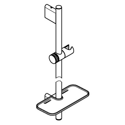 GROHE 26603DA0 - Ράβδος ντους RAINSHOWER SMARTACTIVE 900 mm σε φινίρισμα χαλκού