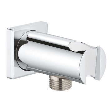 GROHE 26659000 - Επιτοίχια σύνδεση με στήριγμα ντους RAINSHOWER 48 × 48 mm, χρώμιο
