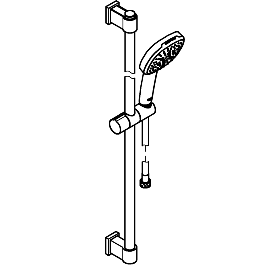 GROHE 26932001 - Σετ ντους VITALIO COMFORT 110 900 mm γυαλιστερό χρώμιο