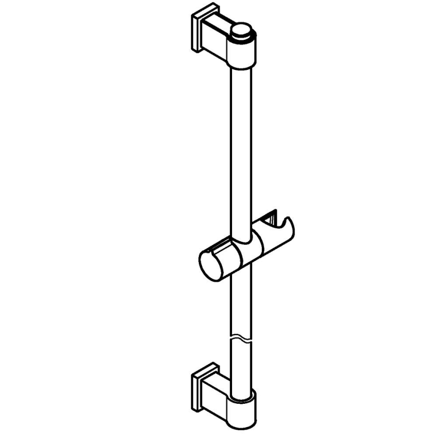 GROHE 26961001 - Ράβδος ντους VITALIO UNIVERSAL 900 mm, γυαλιστερό χρώμιο