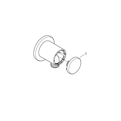 GROHE 26963001 - Επίτοιχο γωνιακό εξάρτημα VITALIO UNIVERSAL 12” γυαλιστερό χρώμιο