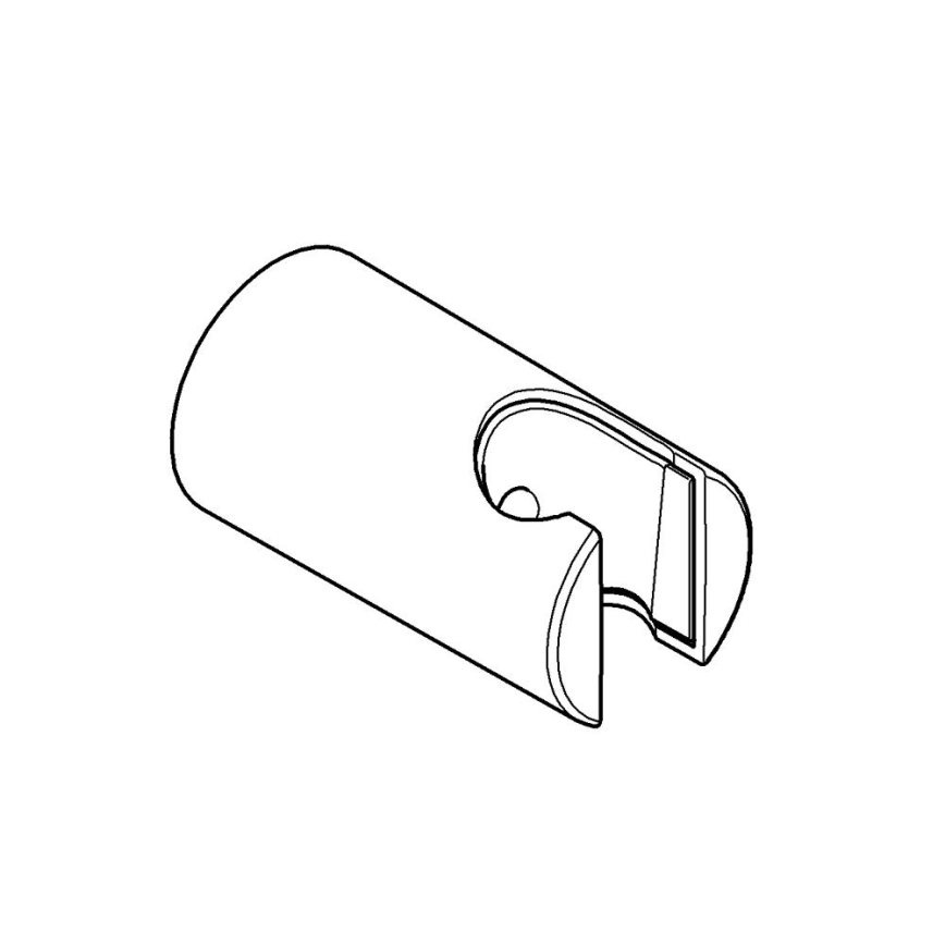 GROHE 27056000 - Επιτοίχια βάση ντους RAINSHOWER, γυαλιστερό χρώμιο