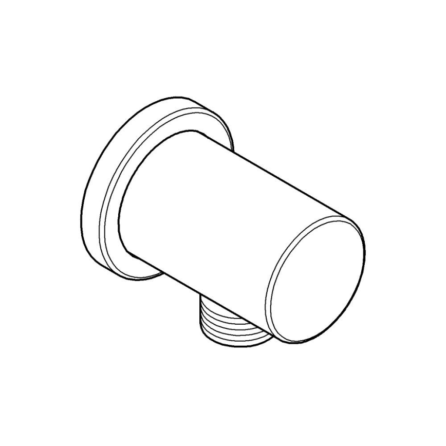 GROHE 27057000 - Επίτοιχο γωνιακό εξάρτημα RAINSHOWER DN 15 σε γυαλιστερό χρώμιο