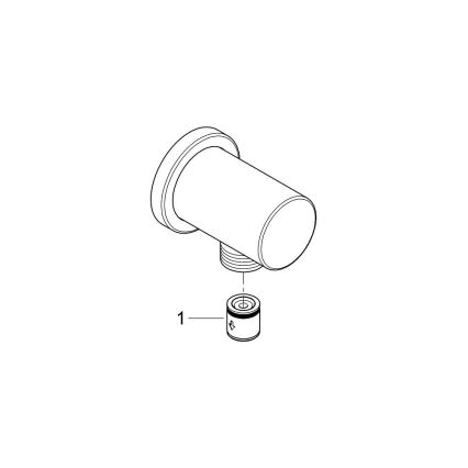 GROHE 27057GN0 - Γωνία τοίχου RAINSHOWER DN 15, σατινέ χρυσό