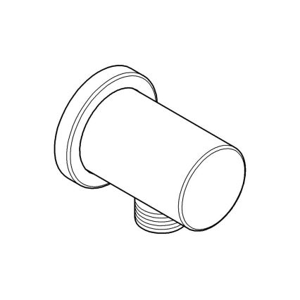 GROHE 27057GN0 - Γωνία τοίχου RAINSHOWER DN 15, σατινέ χρυσό