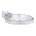 GROHE 27206000 - Σαπουνοθήκη RELEXA για ράβδο ντους O 22 ή 25 mm, διαφανής