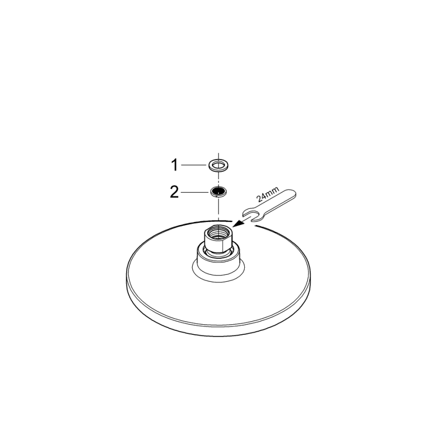 GROHE 27492000 - Κεφαλή ντους EUPHORIA COSMOPOLITAN O 180 mm γυαλιστερό χρώμιο