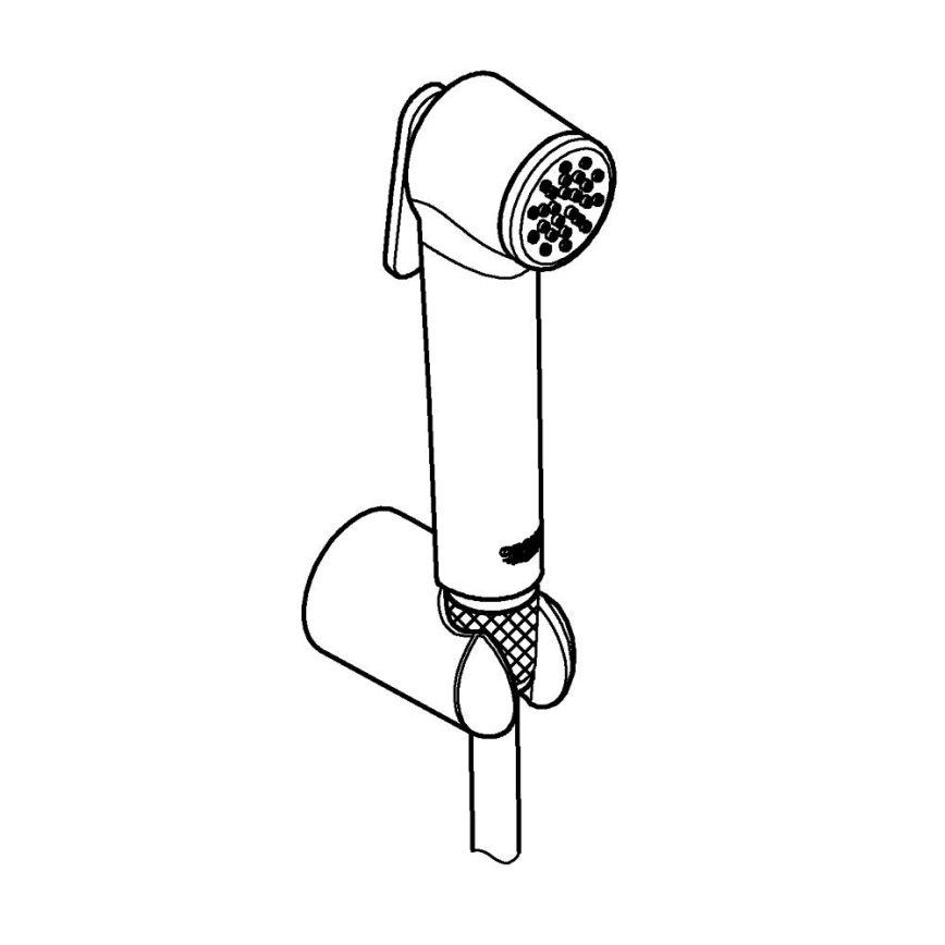 GROHE 27513GN1 - Χειρολαβή μπιντέ 1250 mm, χρυσή