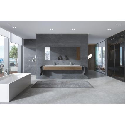 GROHE 27693000 - Επιτοίχια βάση ντους EUPHORIA CUBE σε γυαλιστερό χρώμιο