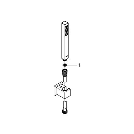 GROHE 27703000 - Σετ ντους VITALIO START 100 1 λειτουργία 1250 mm γυαλιστερό χρώμιο