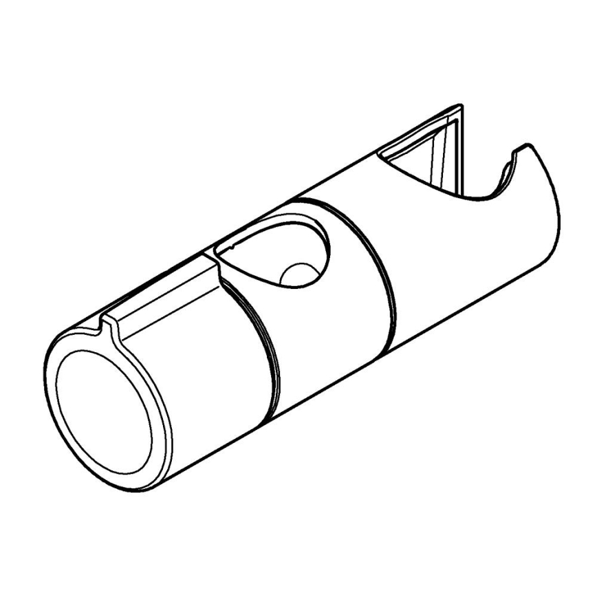 GROHE 27723001 - Οδηγός VITALIO UNIVERSAL για ράγα ντους Ø 22 mm, χρώμιο