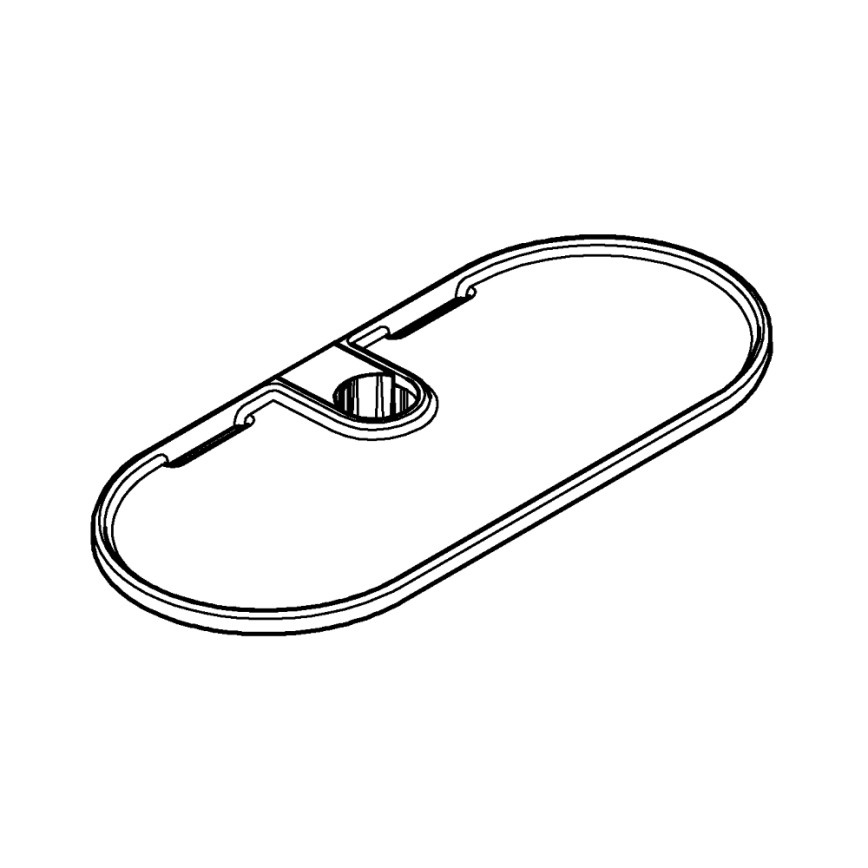 GROHE 27725001 - Ράφι VITALIO UNIVERSAL 222 x 100 mm λευκό