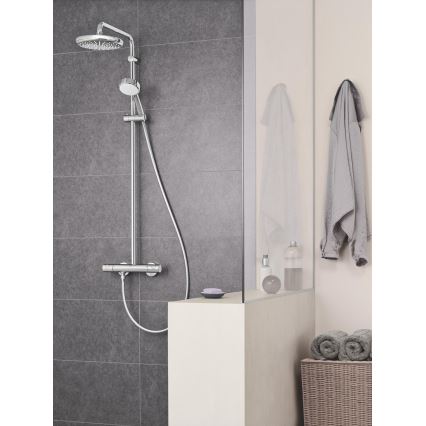 GROHE 27922001 - Σετ ντους με θερμοστατική μπαταρία TEMPESTA COSMOPOLITAN 210 γυαλιστερό χρώμιο
