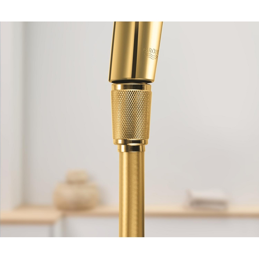 GROHE 28362GL1 - Σωλήνας ντους SILVERFLEX 1250 mm σε βουρτσισμένο χρυσό