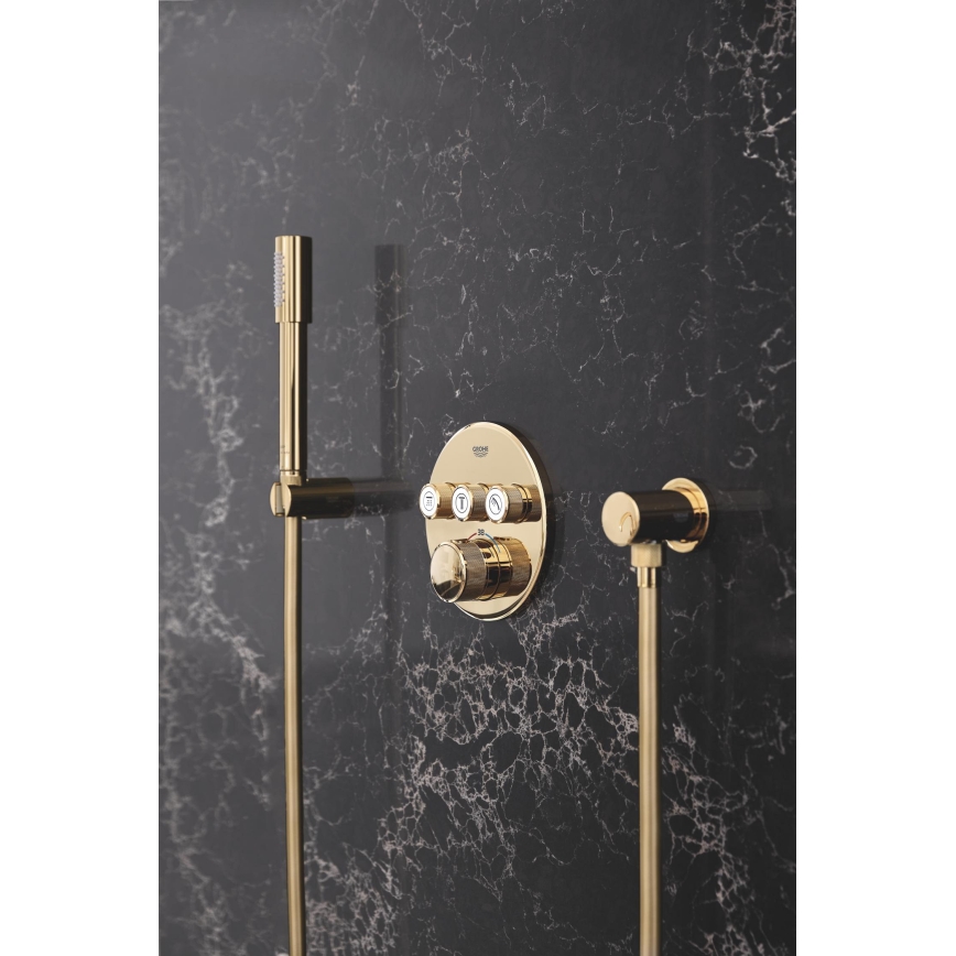 GROHE 28388GL0 - Ελαστικός σωλήνας ντους SILVERFLEX 1750 mm σατινέ χρυσός