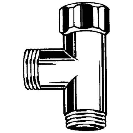 GROHE 28874000 - T-σύνδεσμος DN 15 γυαλιστερό χρώμιο