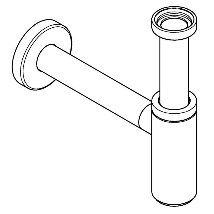 GROHE 28912DL0 - Σιφόνι DN 32 σε μπρονζέ απόχρωση