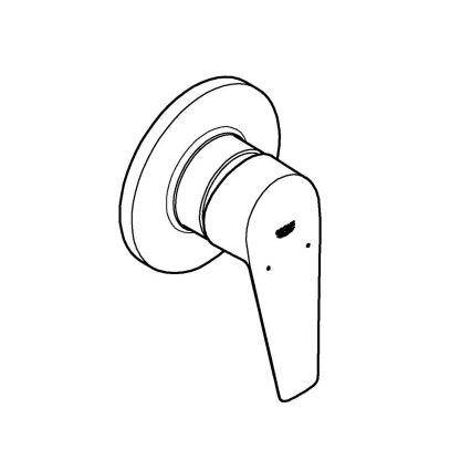 GROHE 29040001 - Μίκτης ντους BAUEDGE γυαλιστερό χρώμιο