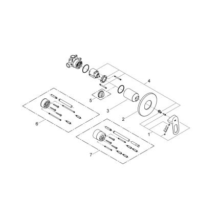 GROHE 29042000 - Μίκτης ντους BAULOOP σε γυαλιστερό χρώμιο