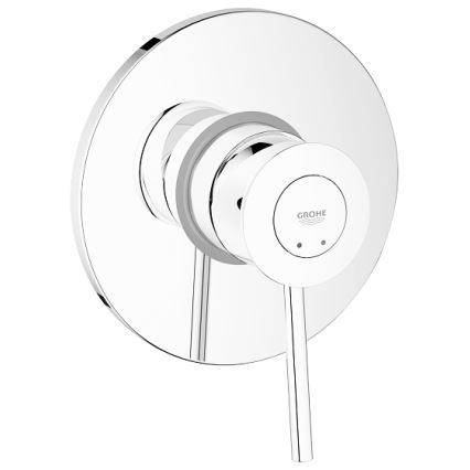 GROHE 29048000 - Αναμικτήρας ντους για εντοιχισμένη εγκατάσταση BAUCLASSIC, γυαλιστερό χρώμιο