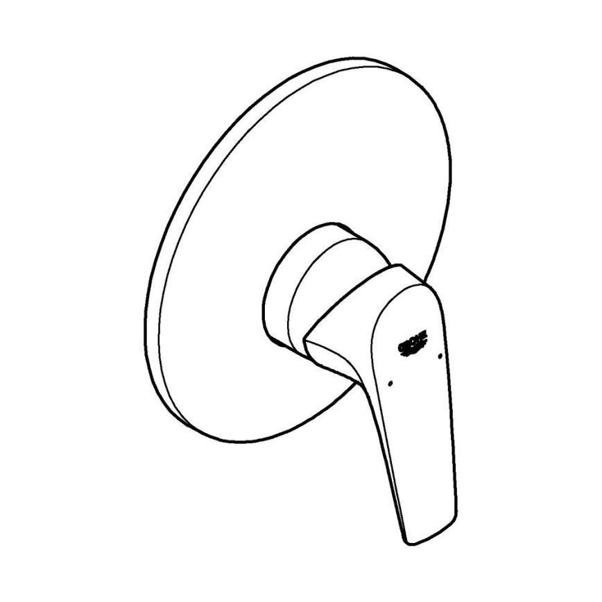 GROHE 29116000 - Μπαταρία ντους START FLOW, γυαλιστερό χρώμιο