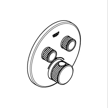 GROHE 29119GN0-Θερμοστάτης για εντοιχιζόμενη εγκατάσταση GROHTHERM SMARTCONTROL βουρτσισμένο χρυσό