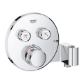 GROHE 29120000 - Θερμοστατική εντοιχισμένη μπαταρία ντους GROHTHERM SMARTCONTROL + χρωμιωμένο στήριγμα