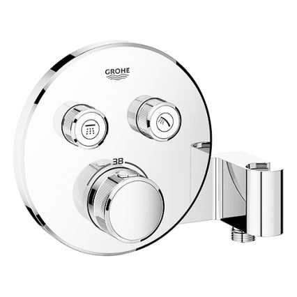 GROHE 29120000 - Θερμοστατική εντοιχισμένη μπαταρία ντους GROHTHERM SMARTCONTROL + χρωμιωμένο στήριγμα