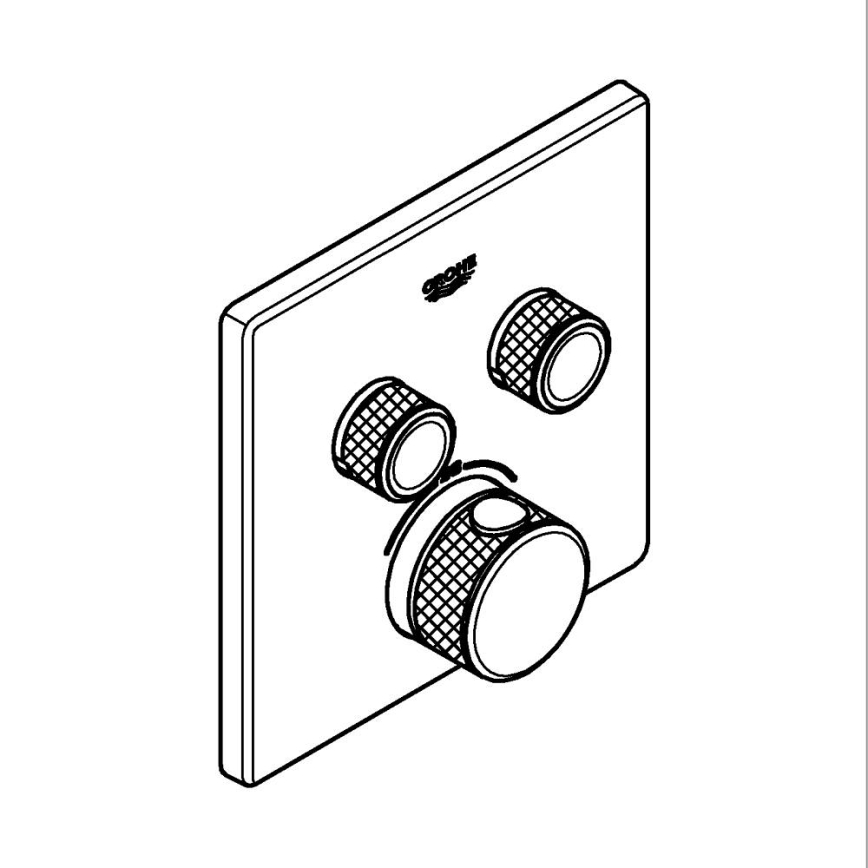 GROHE 29124000 - Θερμοστάτης GROHTHERM SMARTCONTROL γυαλιστερό χρώμιο