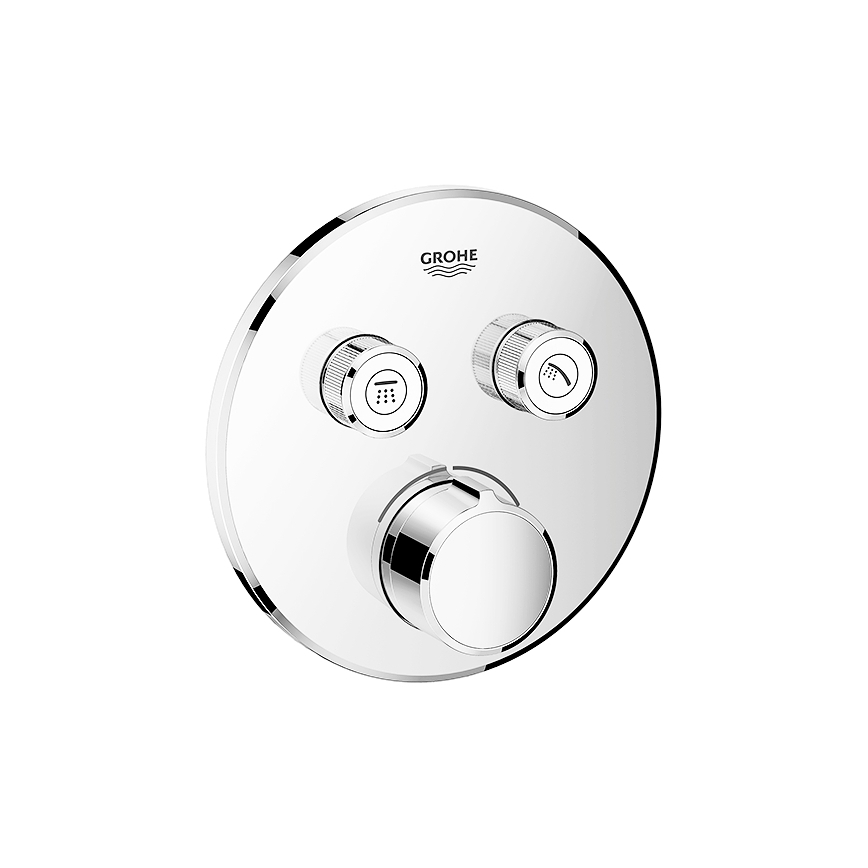 GROHE 29145000 - Κάλυμμα για εντοιχιζόμενη μπαταρία SMARTCONTROL, γυαλιστερό χρώμιο