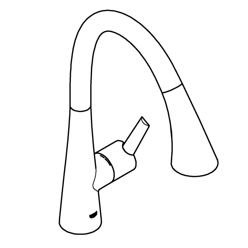 GROHE 30219002 - Ηλεκτρονική μπαταρία νεροχύτη ZEDRA TOUCH, γυαλιστερό χρώμιο