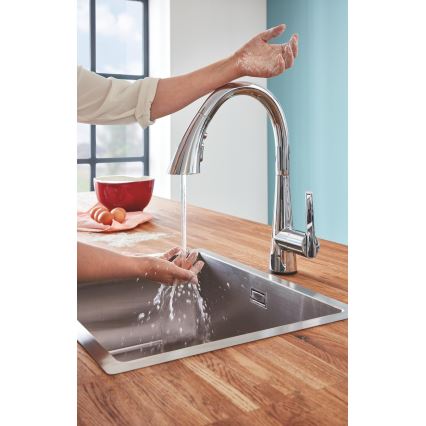 GROHE 30219002 - Ηλεκτρονική μπαταρία νεροχύτη ZEDRA TOUCH, γυαλιστερό χρώμιο