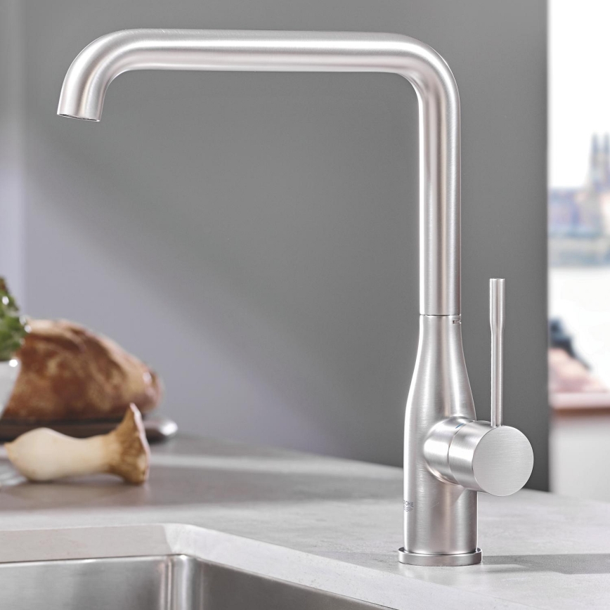 GROHE 30269DC0 - Μπαταρία νεροχύτη ESSENCE 300 mm, ανοξείδωτη