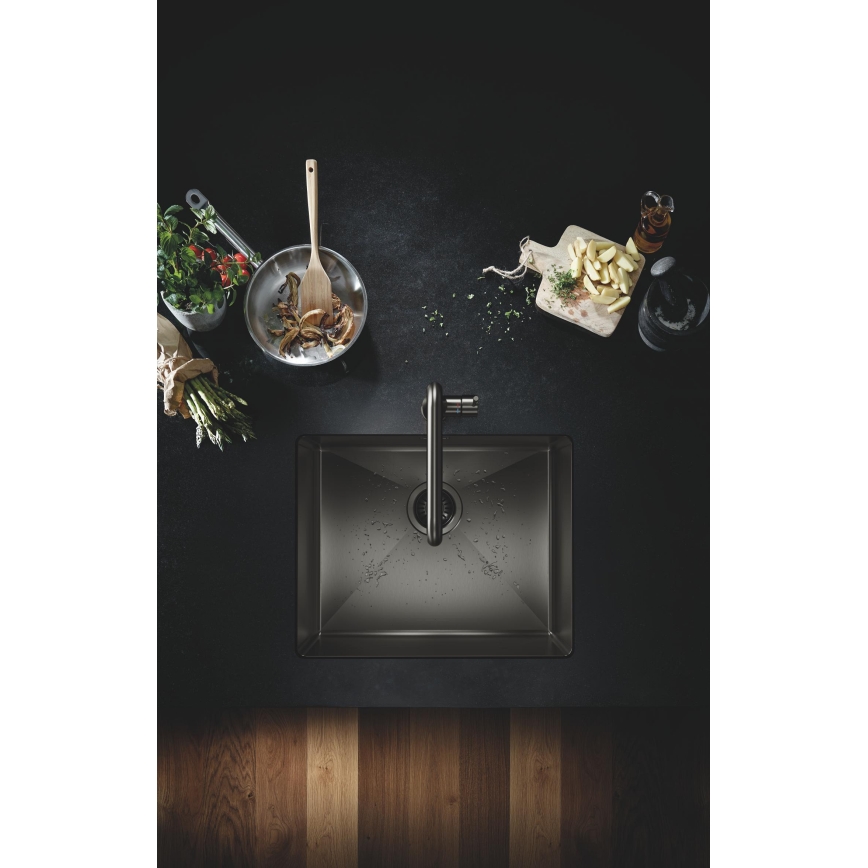 GROHE 30270AL0 - Μπαταρία νεροχύτη ESSENCE σε απόχρωση γραφίτη