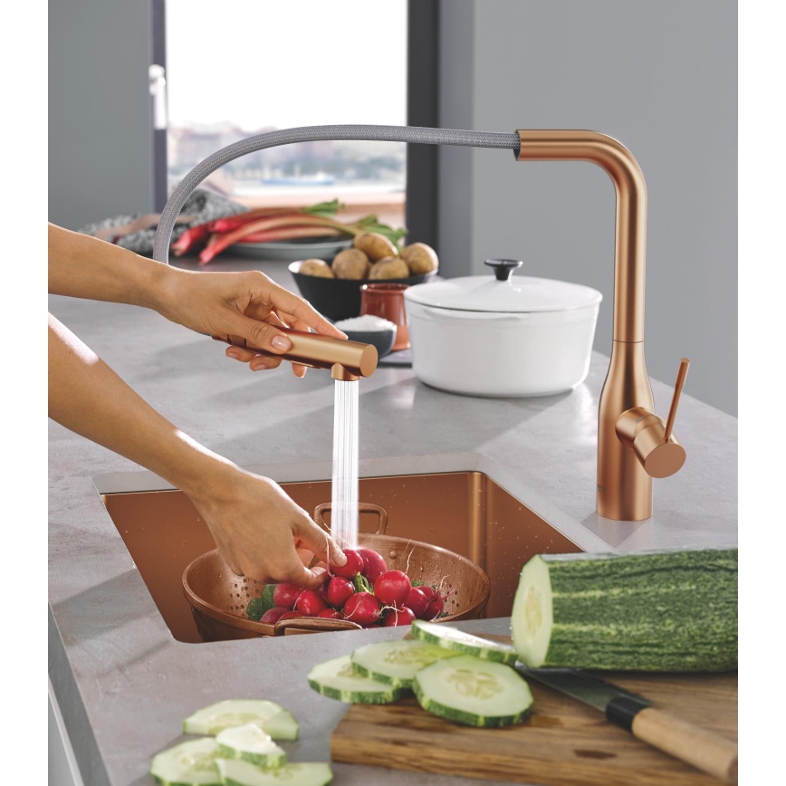 GROHE 30270DL0 - Μπαταρία νεροχύτη ESSENCE σε μπρονζέ