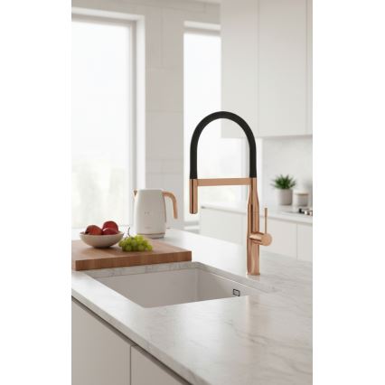GROHE 30294DA0 - Μπαταρία κουζίνας ESSENCE σε μπρονζέ απόχρωση