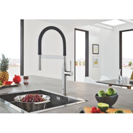 GROHE 30294DC0 - Μπαταρία νεροχύτη ESSENCE από ανοξείδωτο ατσάλι