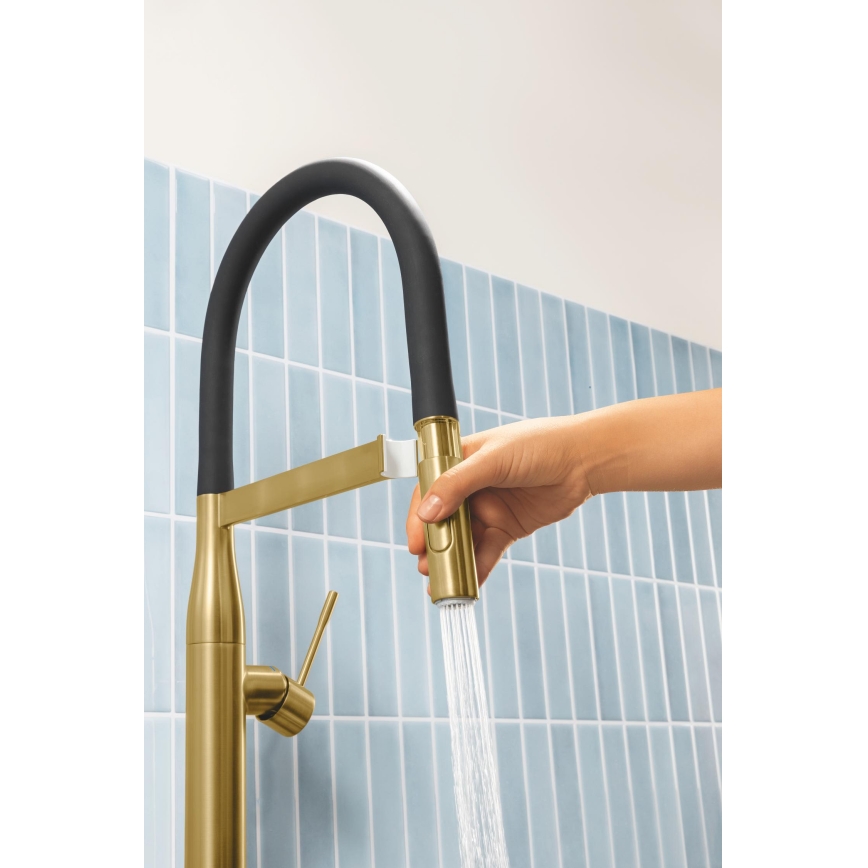 GROHE 30294GN0 - Μπαταρία νιπτήρα ESSENCE χρυσή