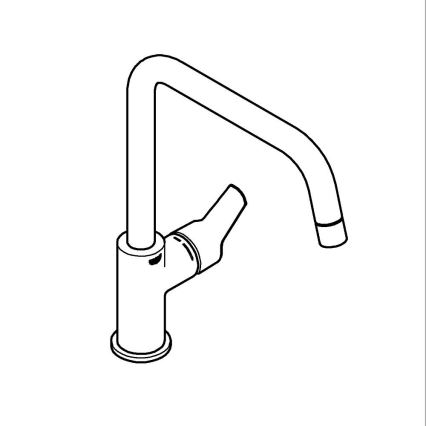 GROHE 30470DC0 - Μπαταρία νεροχύτη START 310 mm, ανοξείδωτο ατσάλι