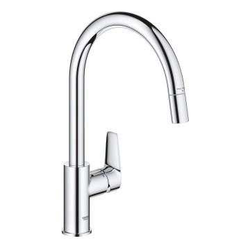 GROHE 30550000 - Μπαταρία νεροχύτη START EDGE 357 mm, γυαλιστερό χρώμιο