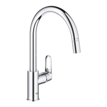GROHE 30569000 - Μπαταρία κουζίνας START FLOW 357 mm σε γυαλιστερό χρώμιο