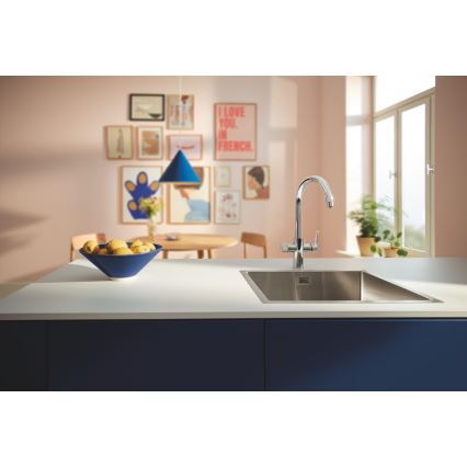 GROHE 30592000 - Μπαταρία κουζίνας BLUE PURE StartCurve 411 mm γυαλιστερό χρώμιο