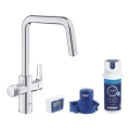 GROHE 30596000 - Μπαταρία κουζίνας BLUE PURE με ενσωματωμένη λειτουργία φιλτραρίσματος, σε γυαλιστερό χρώμιο