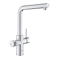 GROHE 30600000 - Μπαταρία νεροχύτη BLUE PURE με L-στόμιο, γυαλιστερό χρώμιο