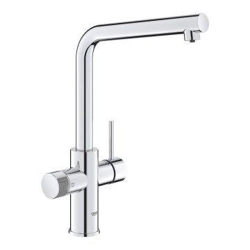 GROHE 30600000 - Μπαταρία νεροχύτη BLUE PURE με L-στόμιο, γυαλιστερό χρώμιο