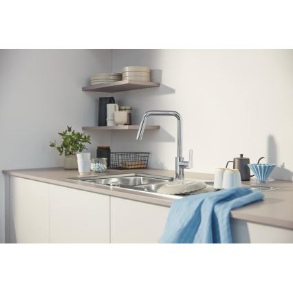 GROHE 30631000 - Μπαταρία νεροχύτη QUICKFIX START 362 mm γυαλιστερό χρώμιο